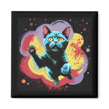 Galaxy Cat Through A Wormhole