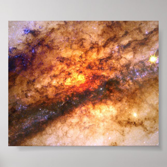 Galaxy Centaurus A Poster (Framsidan)