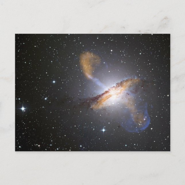 Galaxy Centaurus A Vykort (Framsida)