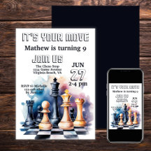 Galaxy Chess Delar Modern Chess Birthday