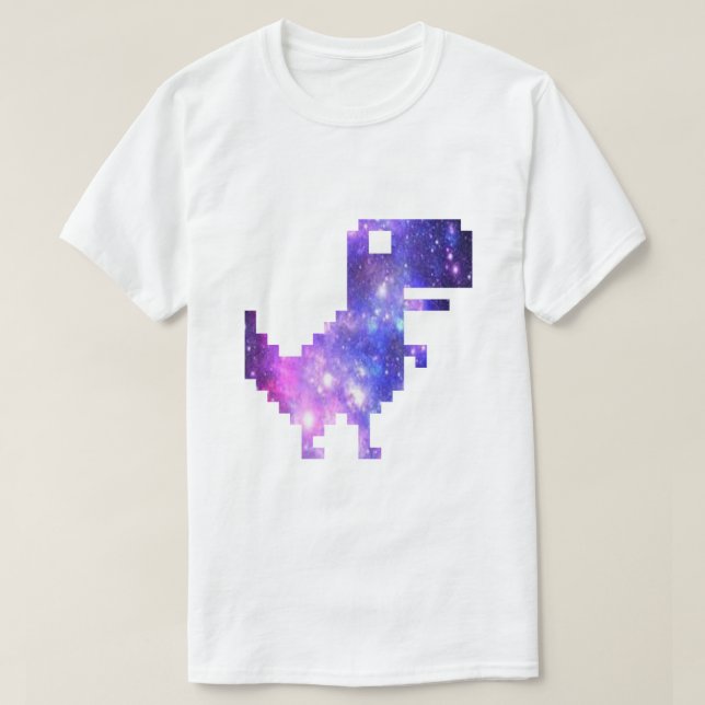 Galaxy Chrome T-Rex T Shirt (Design framsida)