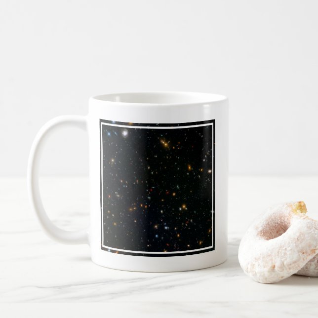 Galaxy Cluster Abell 370 Parallel Fält. Kaffemugg (Med munk)