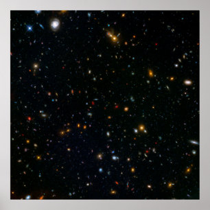 Galaxy Cluster Abell 370 Parallel Fält. Poster
