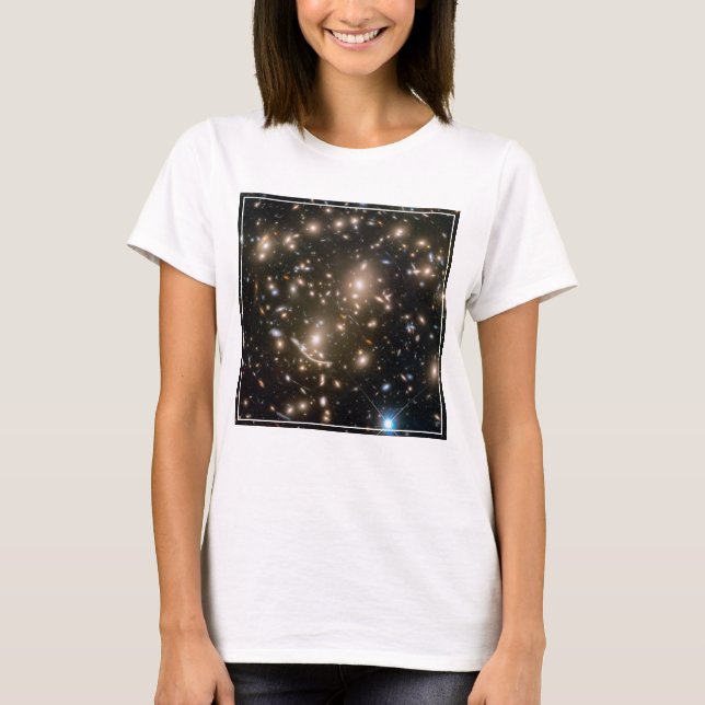 Galaxy Cluster Abell 370 T Shirt (Framsida)