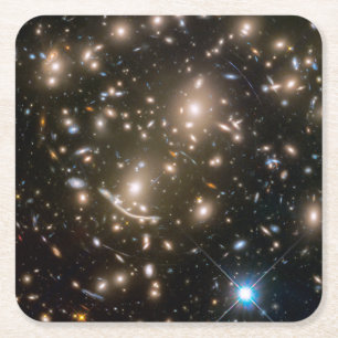 Galaxy Cluster Abell 370 Underlägg Papper Kvadrat