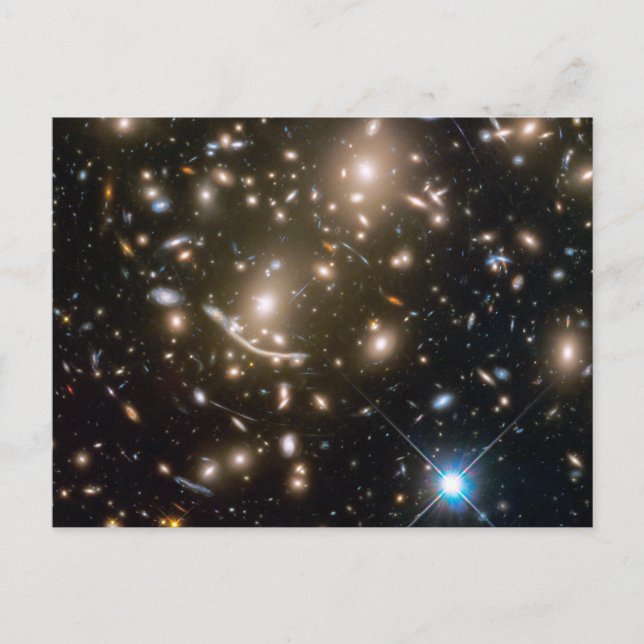 Galaxy Cluster Abell 370 Vykort (Framsida)