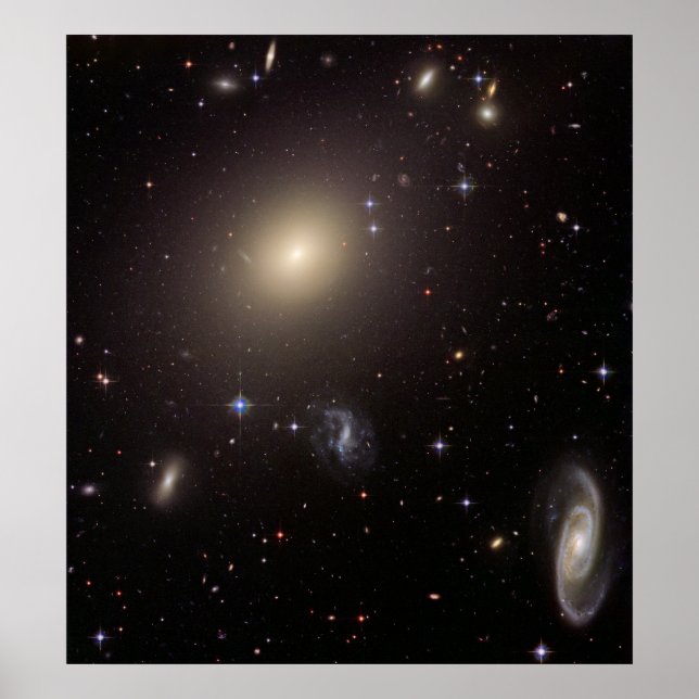 Galaxy Cluster Abell S0740, Poster (Framsidan)