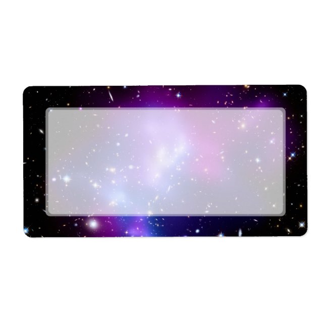 Galaxy Cluster MACS J0717 (Hubble Telescope) Fraktsedel (Framsidan)