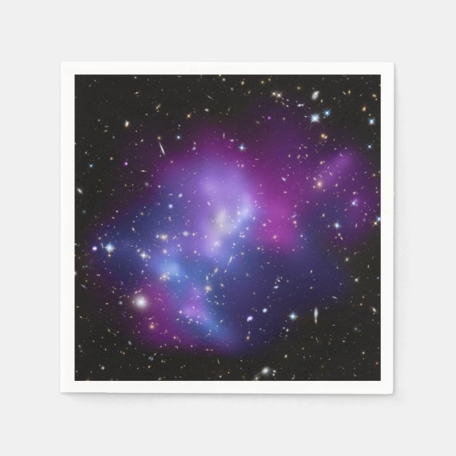 Galaxy Cluster MACS J0717 Pappersservett (Framsidan)