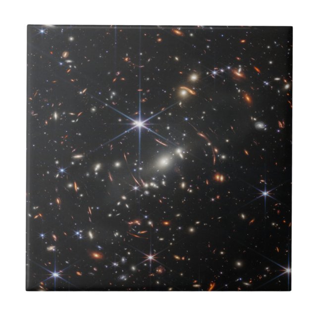 Galaxy Cluster Smacs 0723. Kakelplatta (Framsidan)