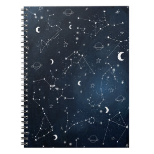 Galaxy Constellation Himlar Astronomy Stars Planet Anteckningsbok