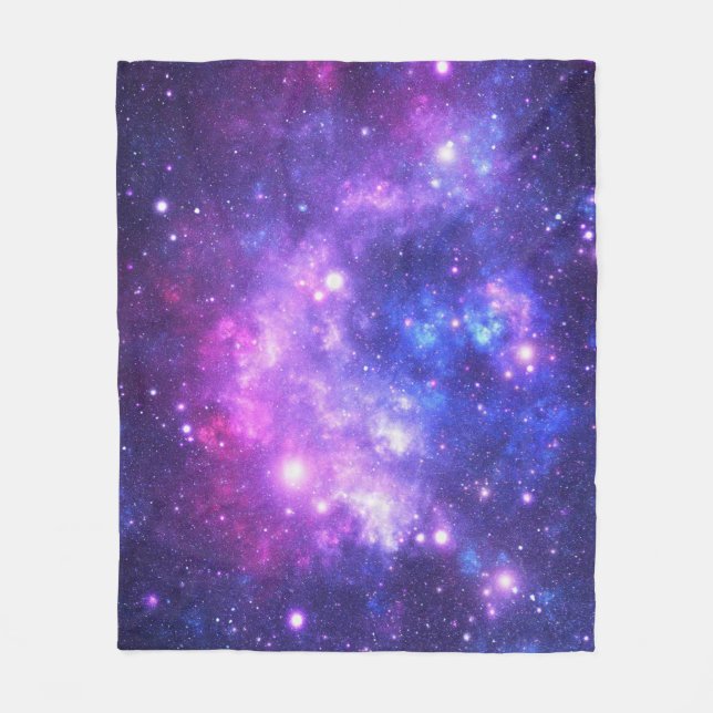 Galaxy cosmos pattern scrapbooking fleecefilt (Framsidan)