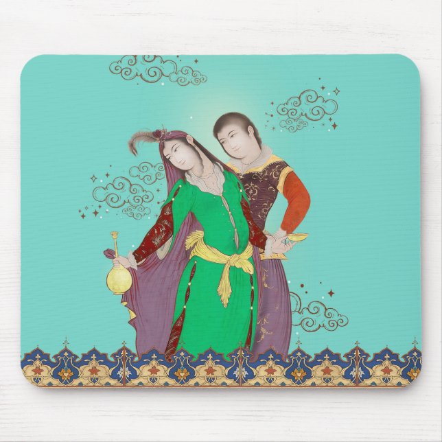 Galaxy Couple Mousepad Musmatta (Framsidan)