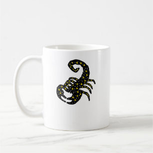 Galaxy Crab Zodiac Mugg – Kosmisk Cancer Silhuett