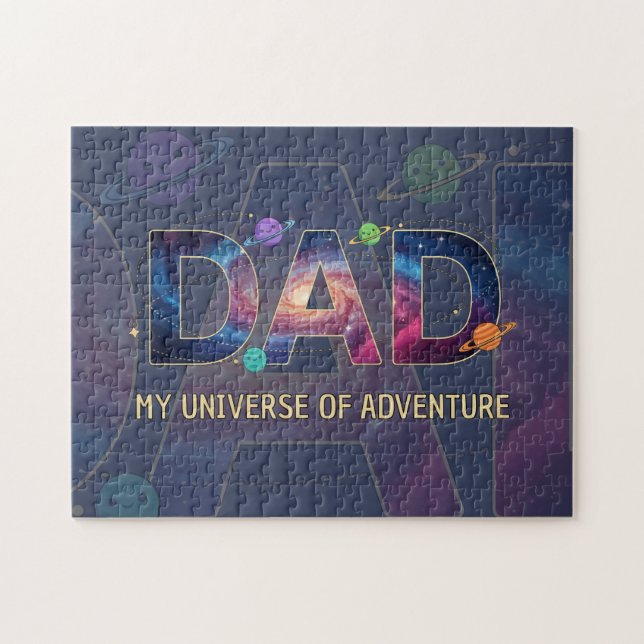 Galaxy Dad Universe Adventure Pussel (Horisontell)
