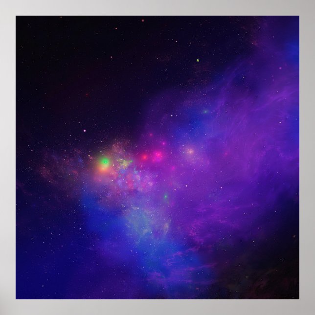 Galaxy Deep Space Poster (Framsidan)