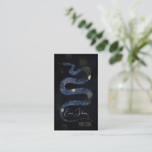 Galaxy-design för Mystical Guld Blue-server Visitkort