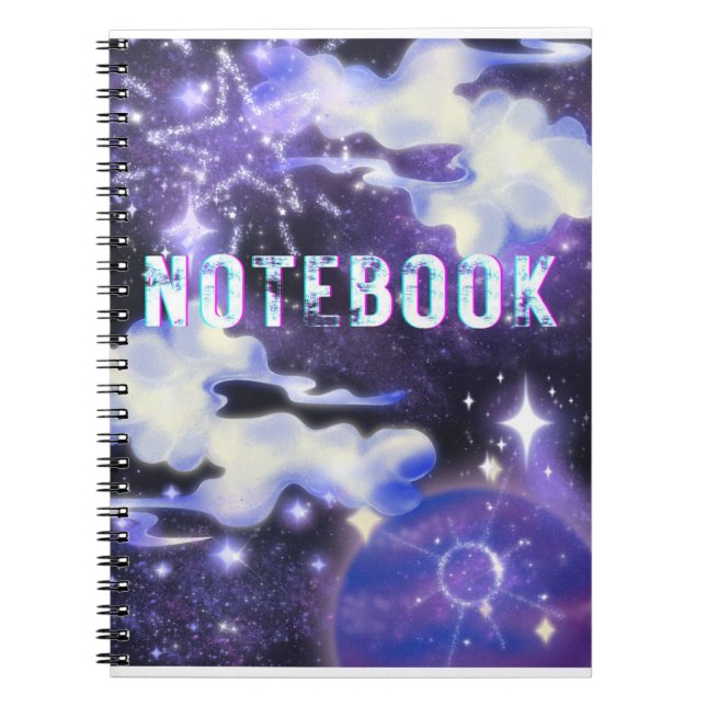 Galaxy Explorer - rymd som Journal | Kosmiskt nr Anteckningsbok (Framsidan)