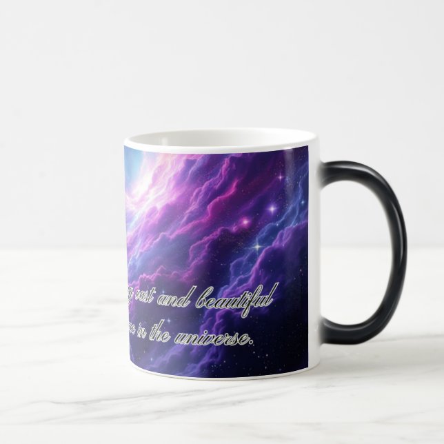 Galaxy Explosion Magic Mug – Discover Your Place i Magisk Mugg (Höger)