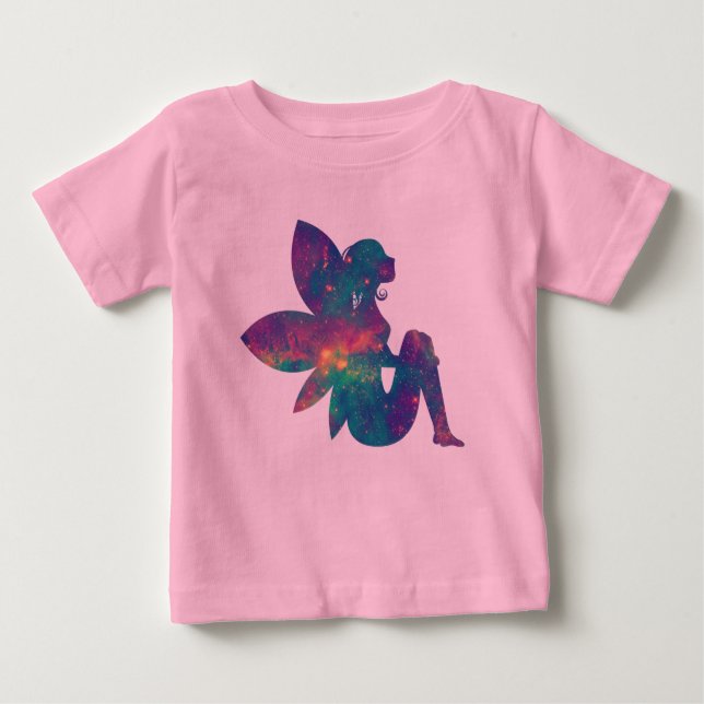 Galaxy Fairy Baby Shirt T Shirt (Framsida)