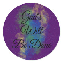Galaxy Faith Klistermärke 