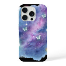Galaxy Fjäril Telefonfodral