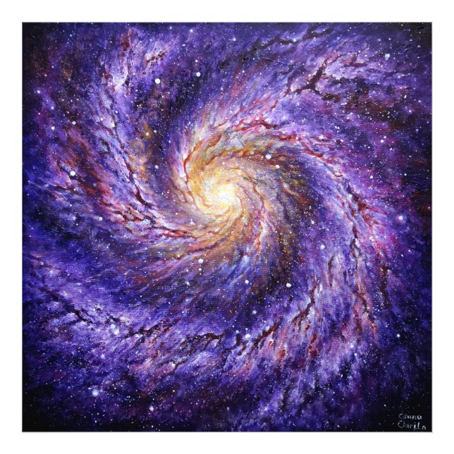 Galaxy Fototryck (Framsidan)