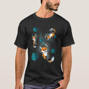 Galaxy Fox Foxes Space Stars Juldagen Gi T Shirt