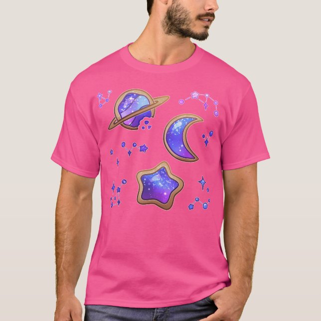 Galaxy Frosted Sugar Cookies T Shirt (Framsida)