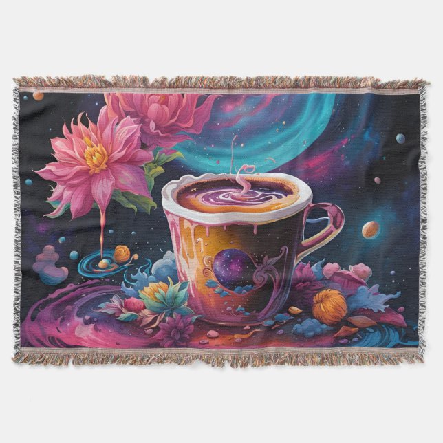 Galaxy Garden Coffee Art Filt (Framsidan)