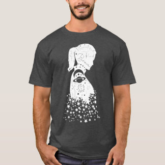 Galaxy Girl Mor Sister Astrology Witchy Gothic T Shirt