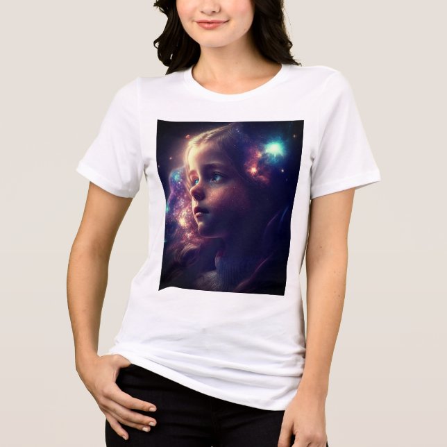 Galaxy Girl T Shirt (Framsida)