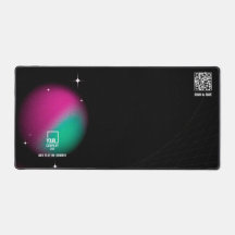 Galaxy Glow Anpassad Logotyp QR-kod Elegant Markna