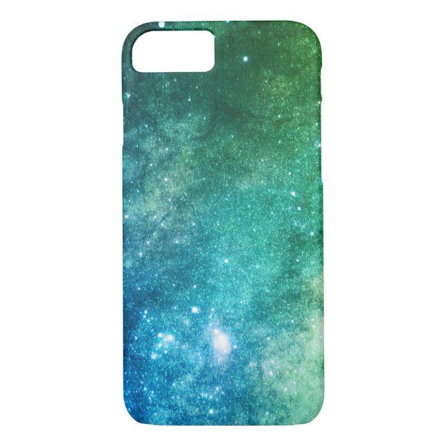 Galaxy-Grönt Case-Mate iPhone Skal (Baksida)