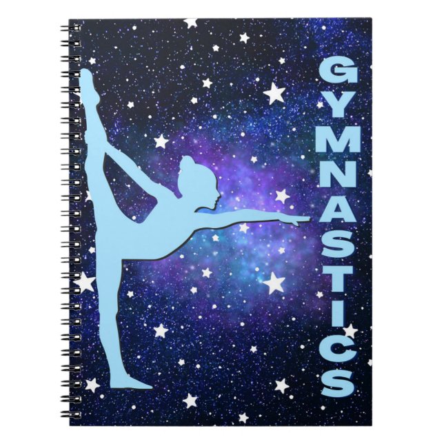 Galaxy Gymnastics Anteckningsbok (Framsidan)
