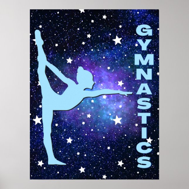 Galaxy Gymnastics Poster (Framsidan)