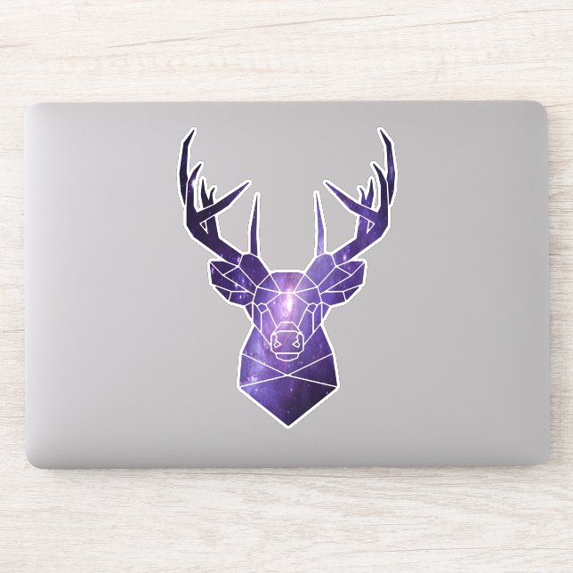 Galaxy hjort-dekal klistermärken (Dator)