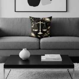 Galaxy Home Decor Libra Zodiac Celestial Kudde