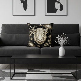 Galaxy Home Decor Taurus Zodiac Celestial Kudde