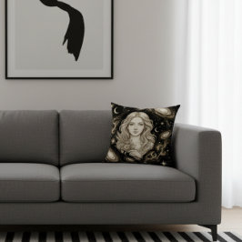 Galaxy Home Decor Virgo Zodiac Celestial Kudde