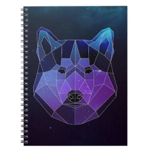 Galaxy Husky Canvas Anteckningsbok