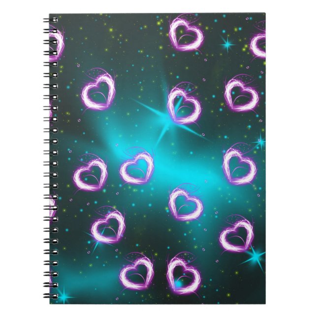 Galaxy i hjärtat anteckningsbok (Framsidan)