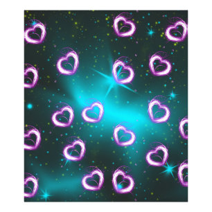 Galaxy i hjärtat fototryck