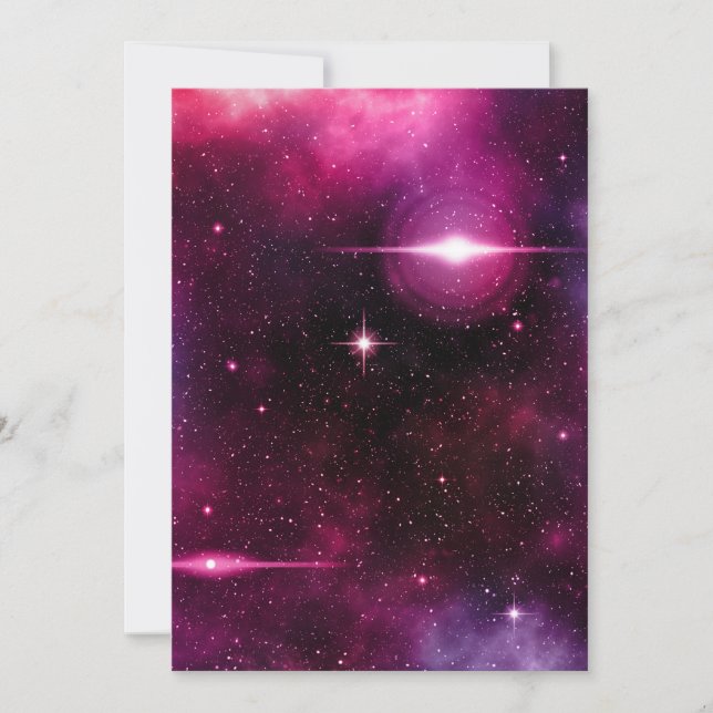 Galaxy Inbjudningar (Framsida)
