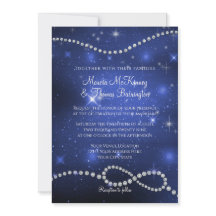 Galaxy Infinity Symbol Navy Kärlek Twinkling Stars