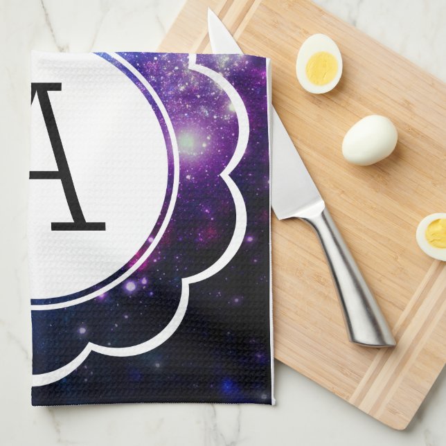 Galaxy Initial Kökshandduk (Vikt i Fjärdedel)