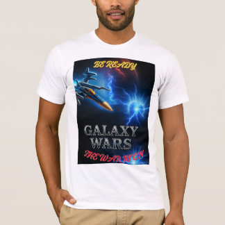 Galaxy krig tema t shirt