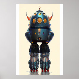 Galaxy Kung Robot B-21 Wombott Poster
