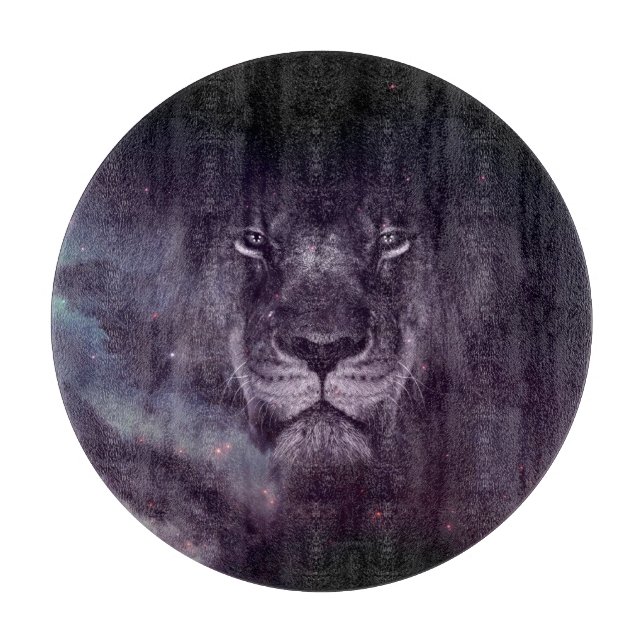 Galaxy Lejonare Ansikte Art Tapet (Framsidan)