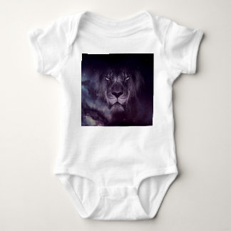 Galaxy Lejonare Ansikte Art Tapet T Shirt